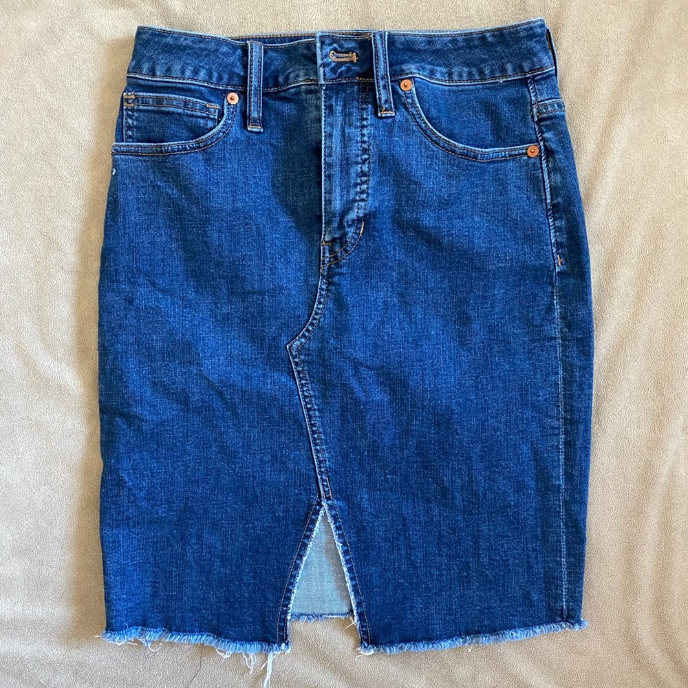 Madewell Jean skirt